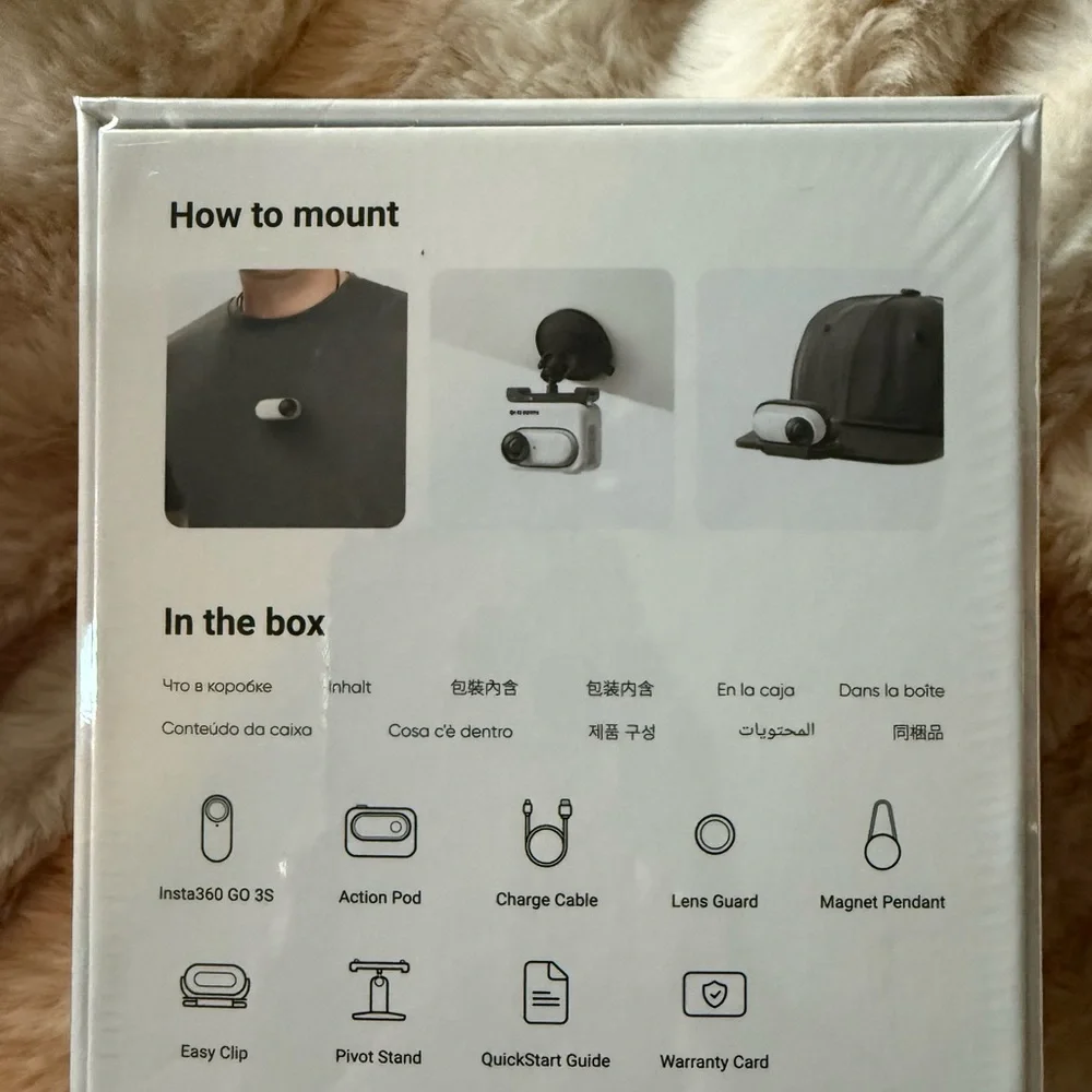 GO 3 Bundle with Gray Carry & Dive Cases - Compact 4K Action Camera